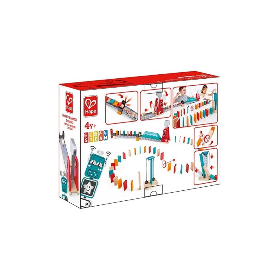 Juego de Dominó de Madera Martillo Poderoso Hape