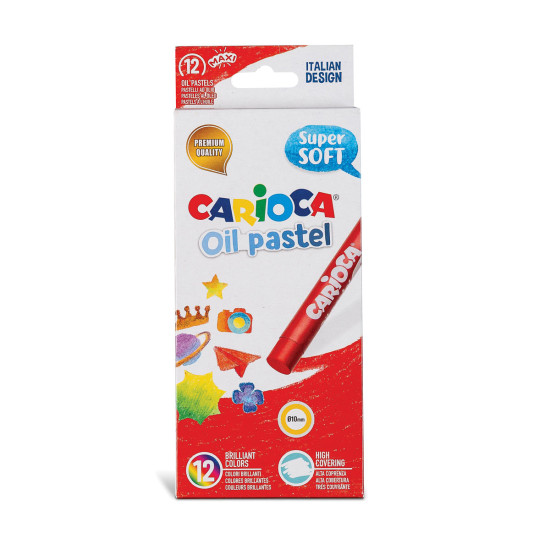 Crayones Óleo Pastel Carioca x 12