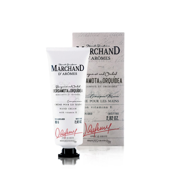 Crema de Manos Marchand D Aromes Bergamota y Orquídea 80 g