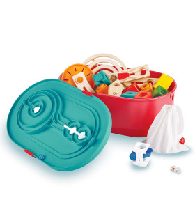 Set de Laberinto de Bolitas Quadrilla Hape