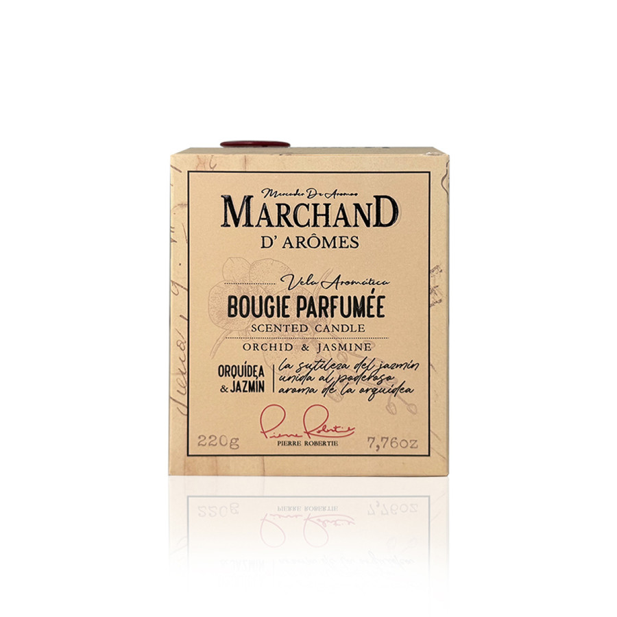 Vela Aromática Marchand D Aromes Orquídea y Jazmín 220 g