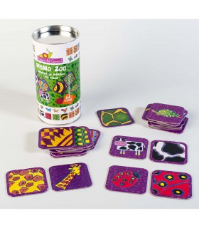 Memo Zoo Memotest Animales Y Pieles Juegos de Caracol