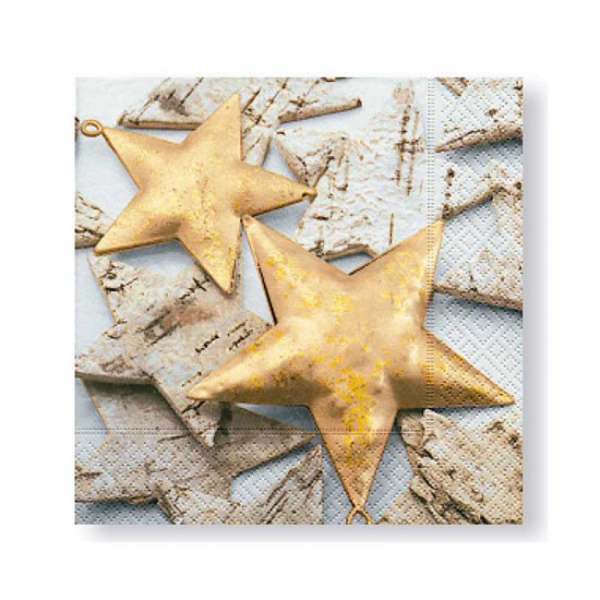 Servilleta 33X33 Just Stars Xmas