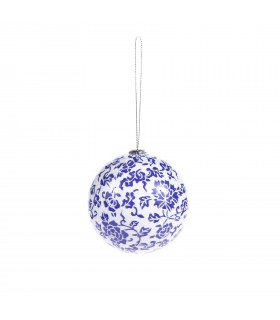 Esfera plástica 8 cm Azul