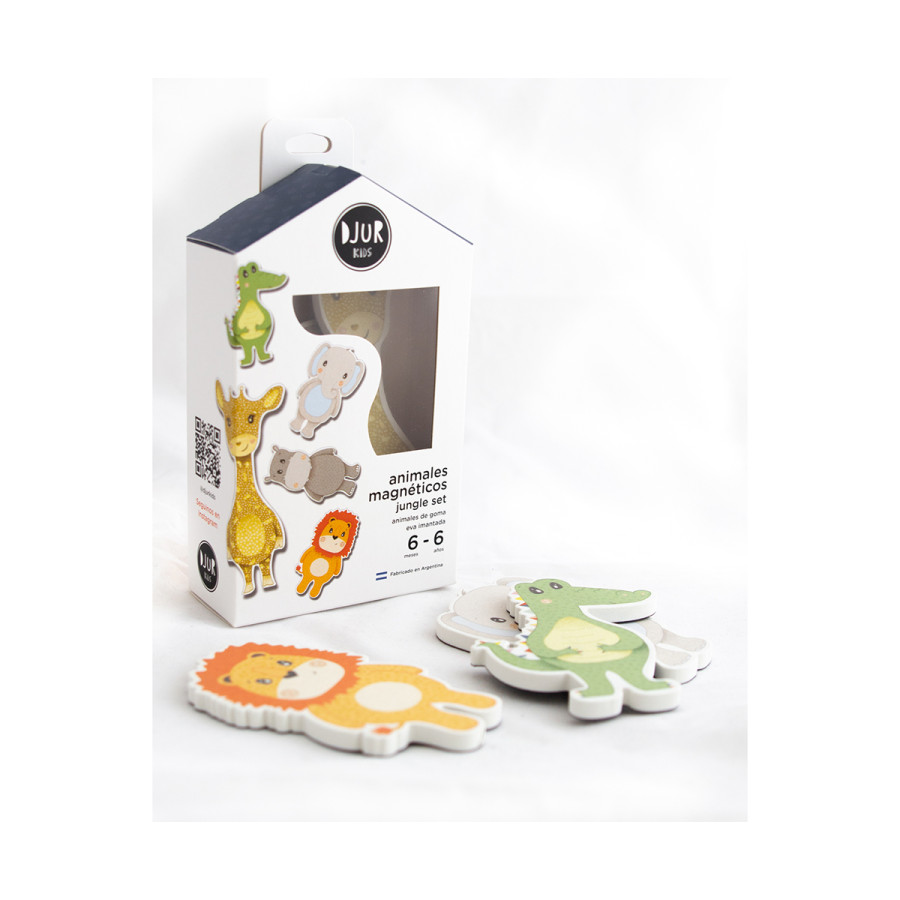 Set De Imanes Animales Selva