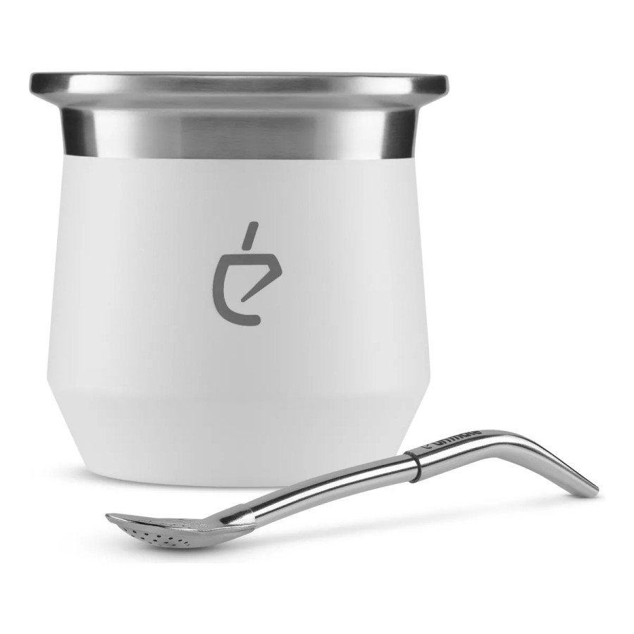 Mate Perla White + bombilla de regalo