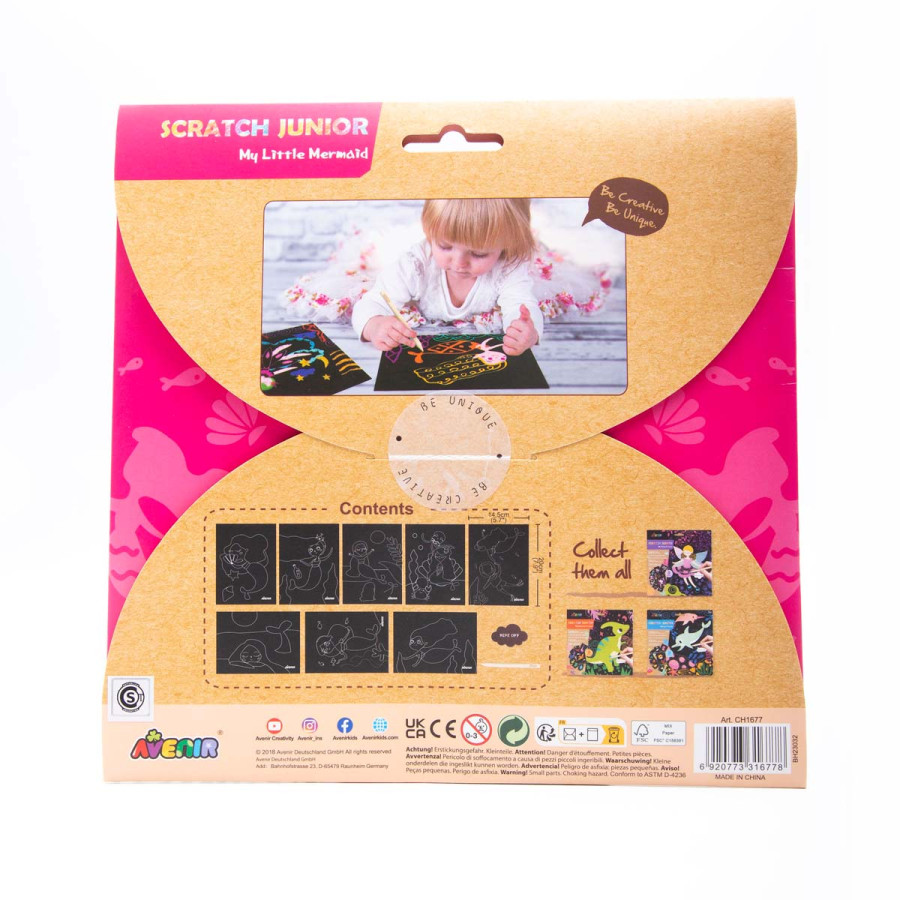 Scratch Art Junior Little Mermaid Avenir