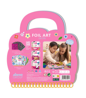 Libro Foil Art Unicornio Avenir