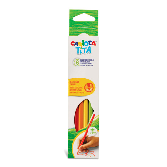 Lápices Tita de Colores Carioca x 6