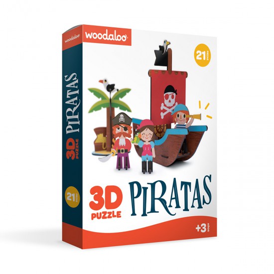 Rompecabezas 3D Piratas