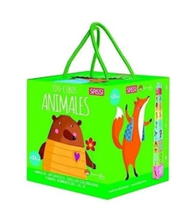Cubos Apilables Mas Libro Animales
