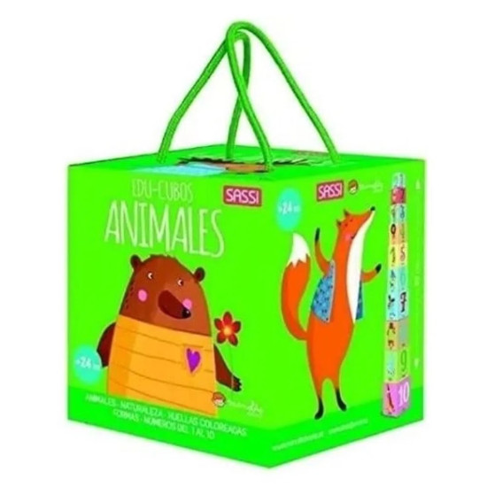 Cubos Apilables Mas Libro Animales
