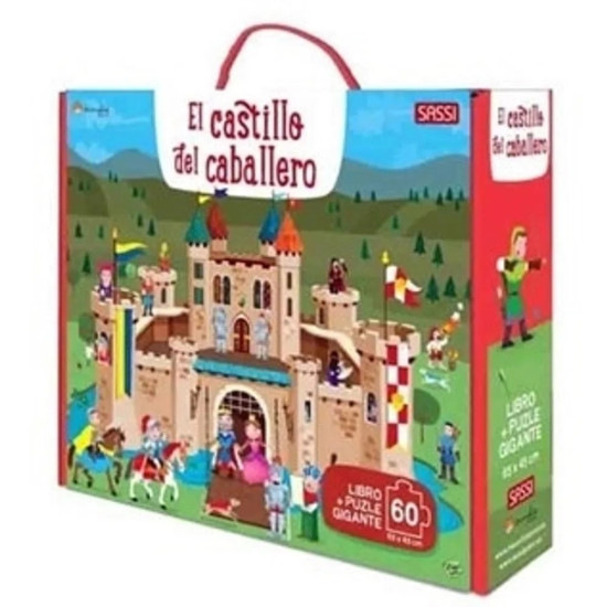 Puzzle Gigante 60 Pzas Con Libro Castillo De Caballeros
