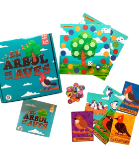 Juego De Mesa El Árbol De Las Aves Barco De Papel
