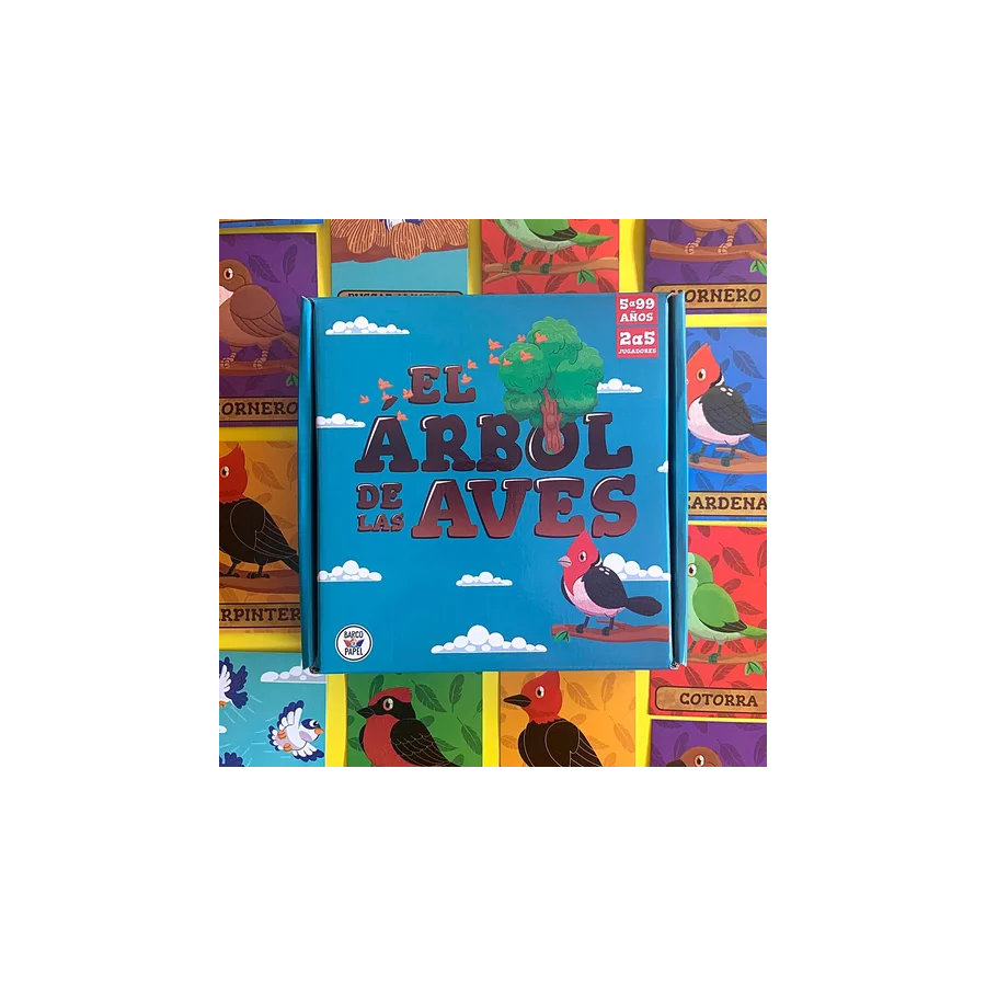 Juego De Mesa El Árbol De Las Aves Barco De Papel
