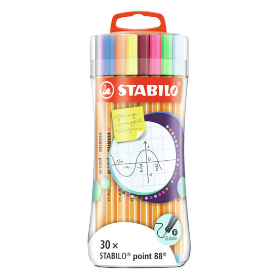 Microfibras Point 88 Sleeve Pack Stabilo x 30