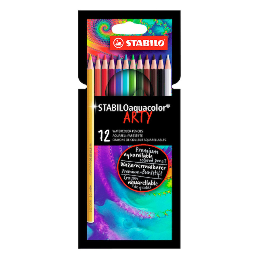Lápices Aquacolor Arty Stabilo x 12