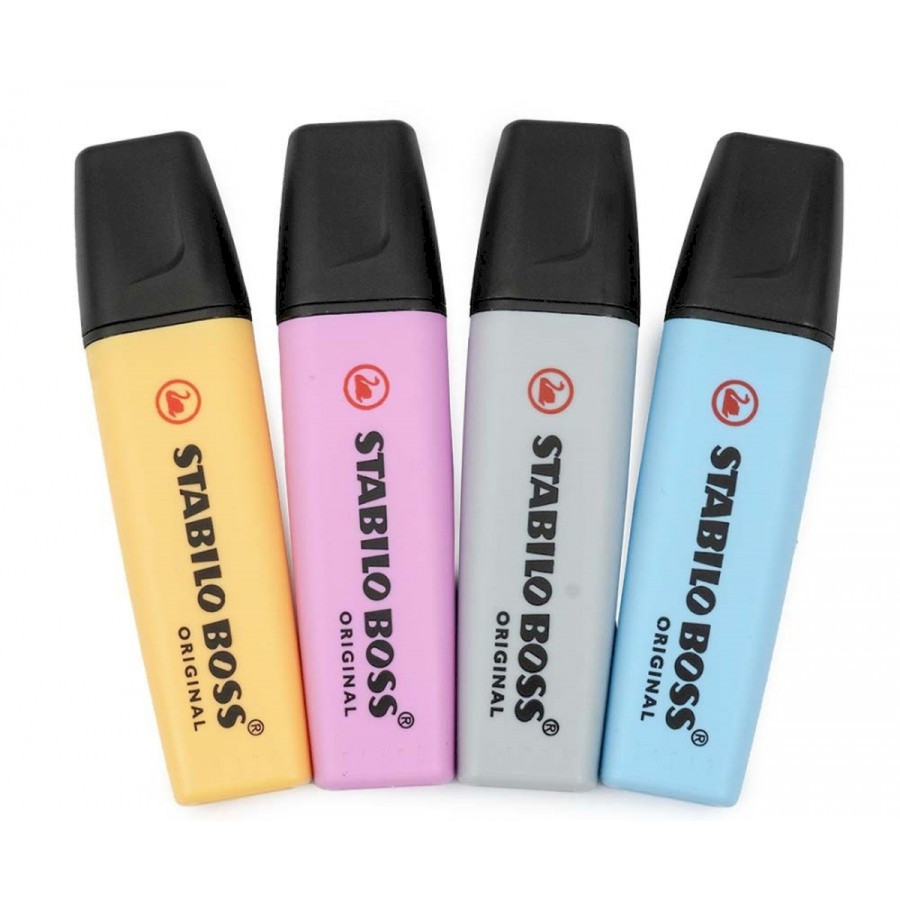 4 Resaltadores Boss Pastel Wallet