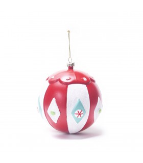 Bola Adorno Roja 10 cm