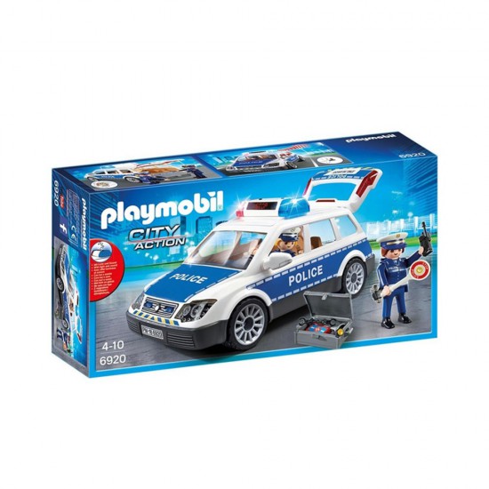 Auto De Policías Con Luces Y Sonido Juguete Playmobil
