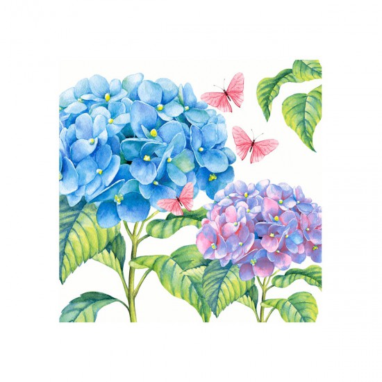 Servilletas 33x33 Gentle Hydrangea