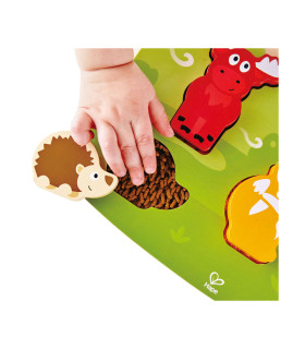Rompecabezas Táctil de Animales del Bosque Hape