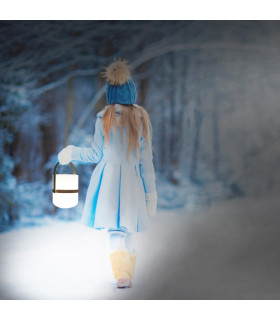 Lámpara LED Lumis Recargable Verde 18.5 cm 0.3 W Alparamis