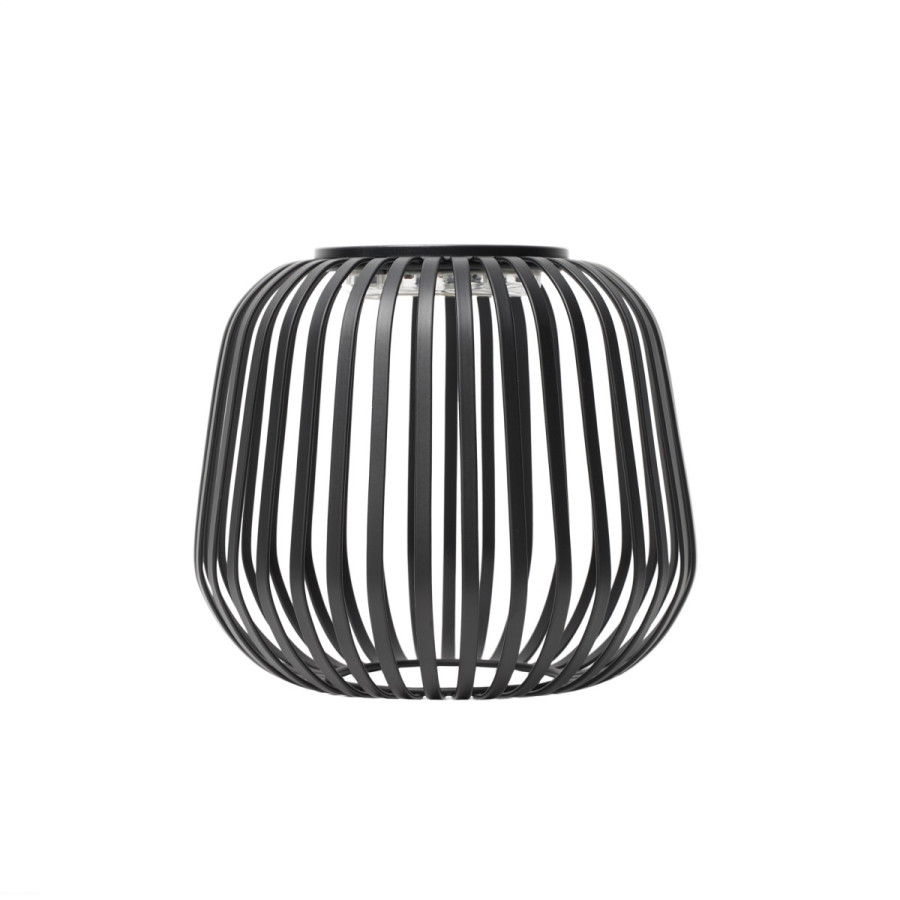 Lámpara Solar Solis Negro Mate 17 cm 0.3 W Alparamis