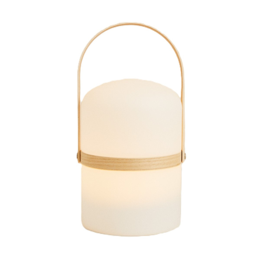 Lámpara LED Lumis Recargable Madera 36 cm 3 W Alparamis