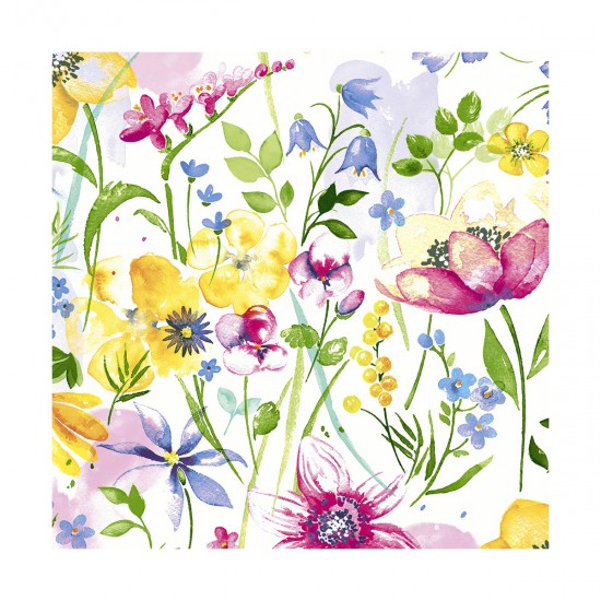 Servilletas 33 x 33 cm Flower Meadow