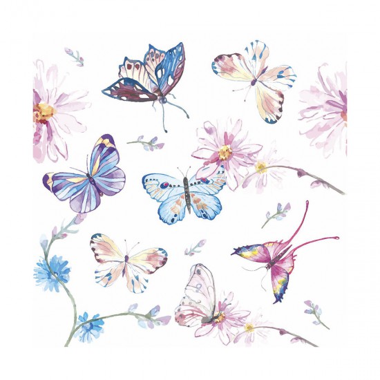 Servilletas 33 x 33 cm Butterflies