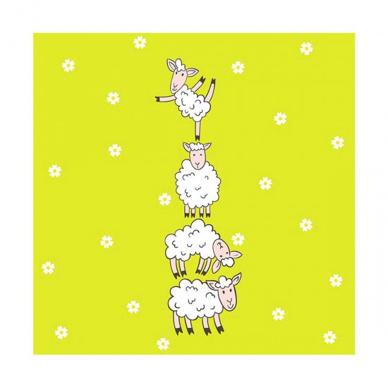 Servilleta 33X33 Happy Lambs