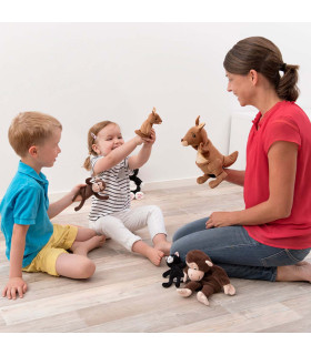 Títeres Chetta y Bibi Beleduc Hape