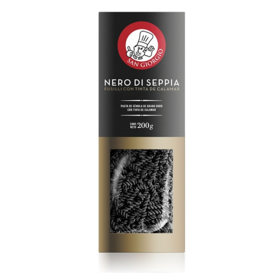 Fideos Fusilli San Giorgio Con Tinta De Calamar X 200gr