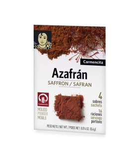 Azafran Molido Carmencita x4 Sobres