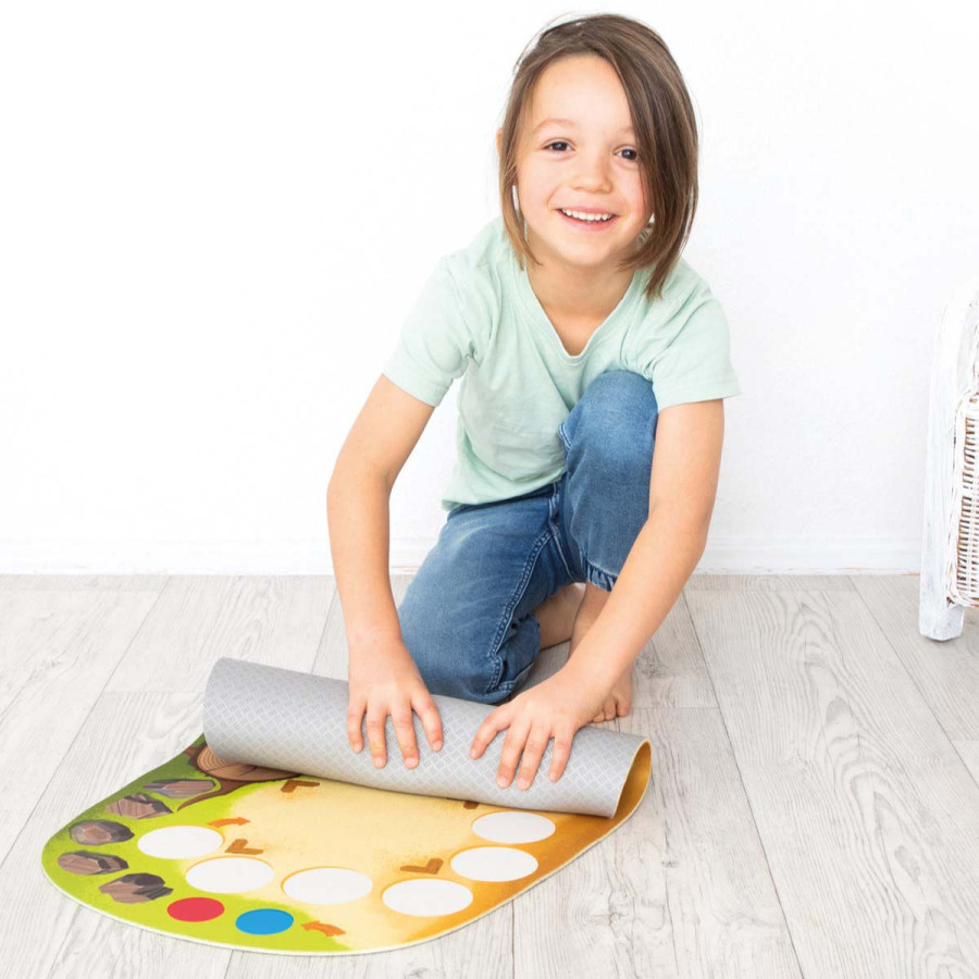 Juego Carrera de Dinos Beleduc Hape