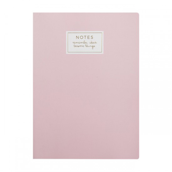 Cuaderno Talbot Flex Rosa Pastel 17x25 cm