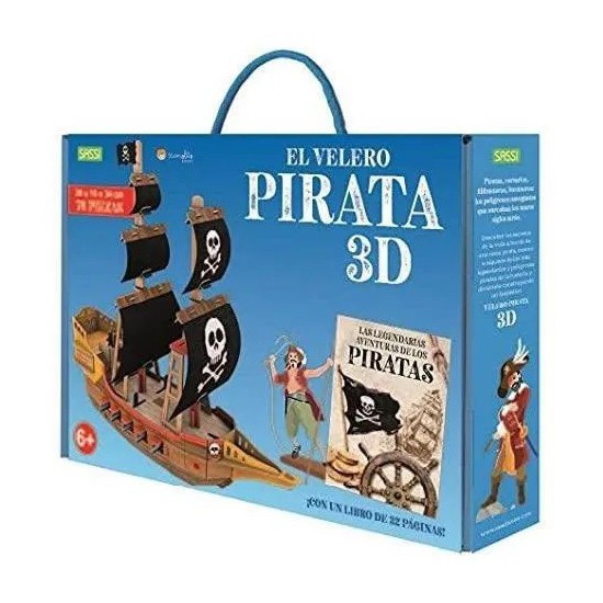 Libro Más Maqueta 3D El Velero Pirata