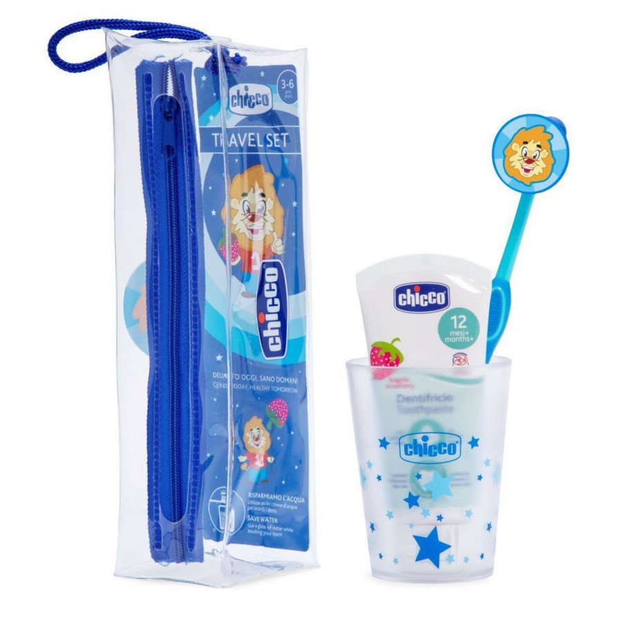 Set De Higiene Oral 3 A 6 Años Azul