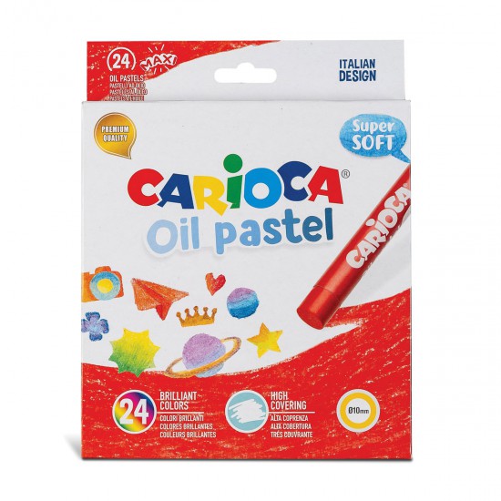 Crayones Óleo Pastel Carioca x 24