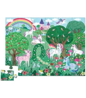 Puzzle De 36 Piezas Jardin Unicornio