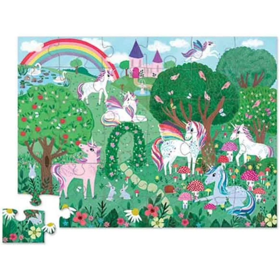 Puzzle De 36 Piezas Jardin Unicornio