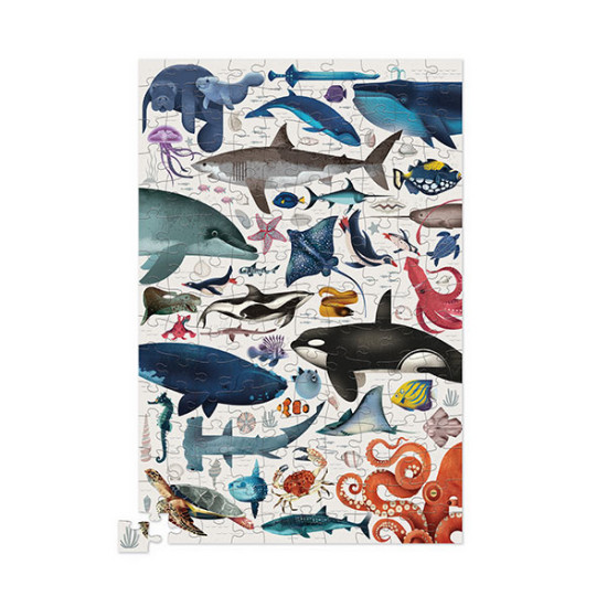 Puzzle De 150 Piezas En Lata Animales Del Oceano