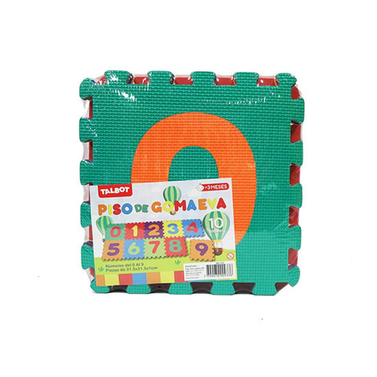 Piso de Goma Eva - Los Números 157 x 63 cm