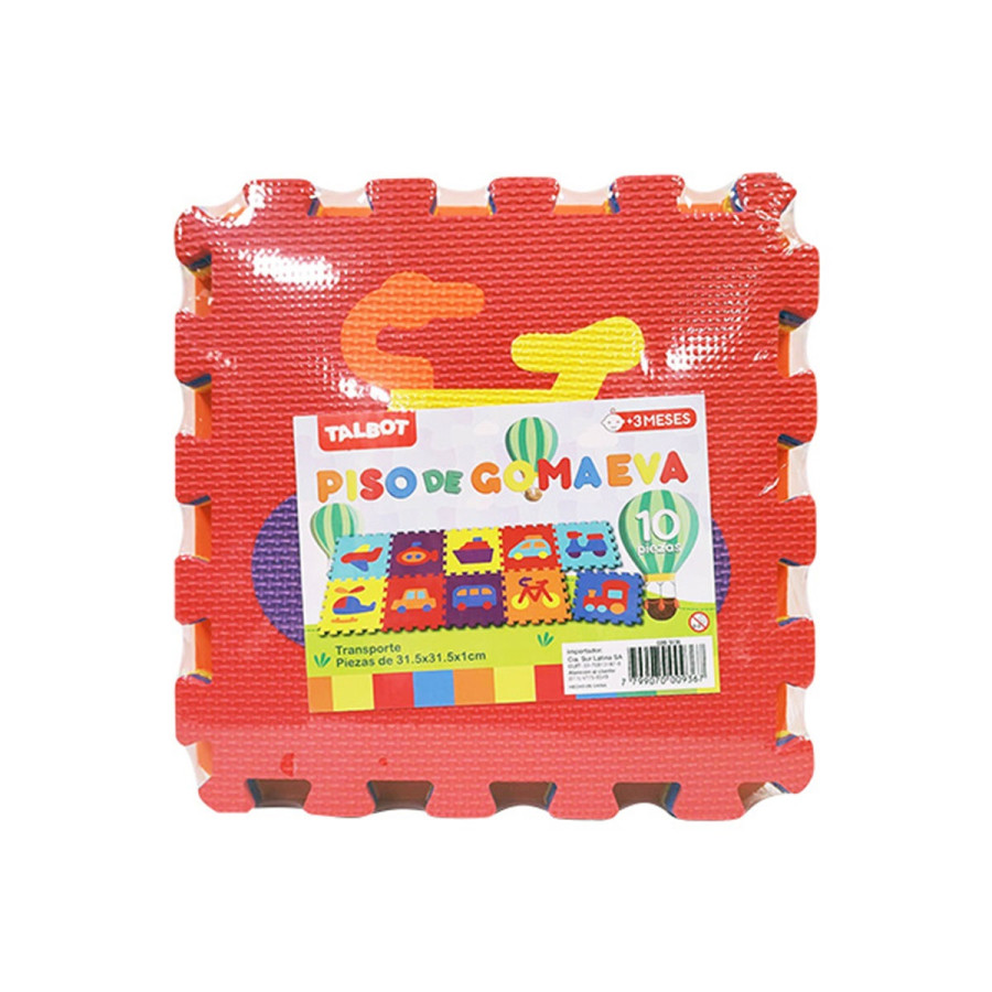 Piso de Goma Eva - Los Transportes 157 x 63 cm