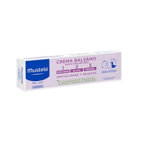 Mustela Crema Bálsamo 1 2 3 Vitamin Barrier Cream 50ml