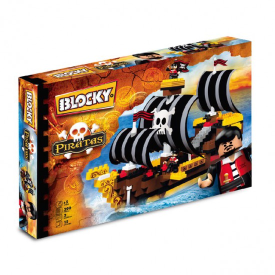 Ladrillos Blocky Barco Pirata