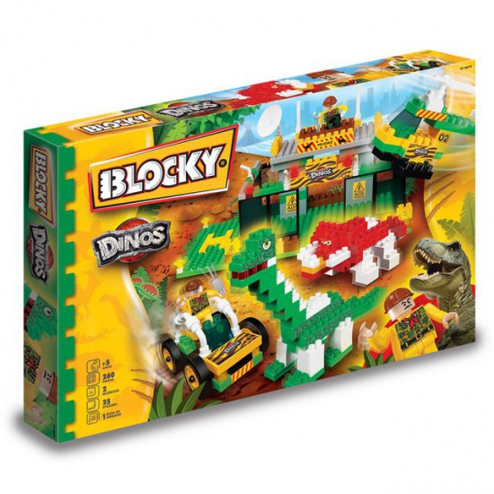 Ladrillos Blocky Dinosaurios 260 Piezas
