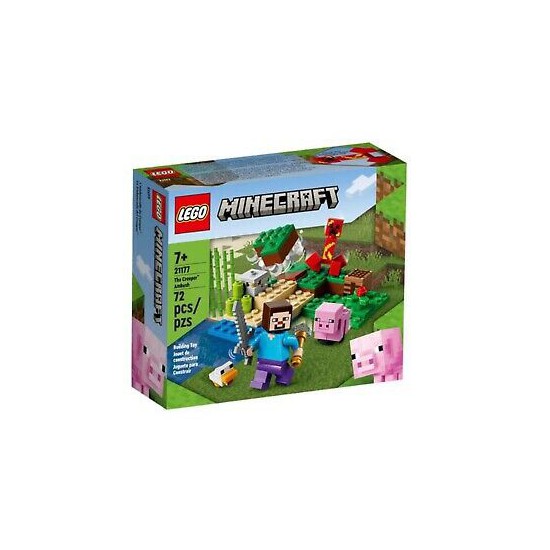 Lego Minecraft La Emboscada Del Creeper