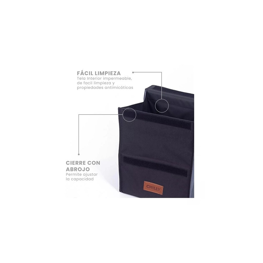 Lunchera Térmica 8 Lts Negra Chilly